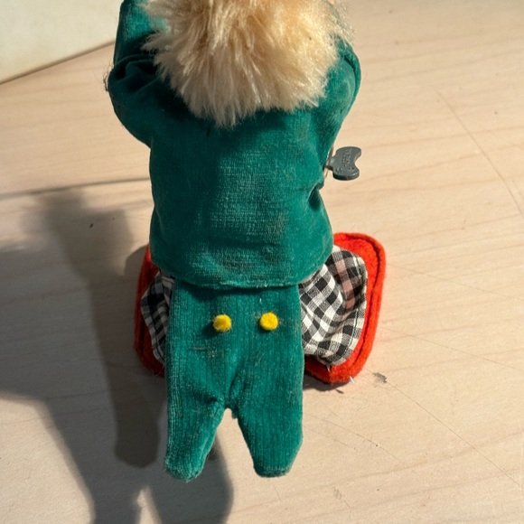 Vtg 1950s Max Carl Circus Clown Wind up Salto Carlo Somersault Toy Clown Figure - Picture 3 of 4